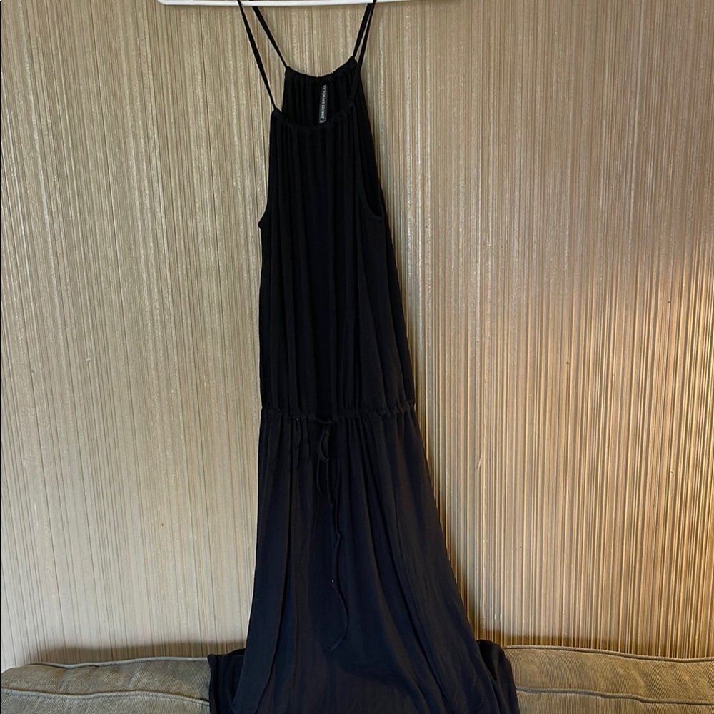 Black Victoria’s Secret Maxi Dress with drawstring waist XS